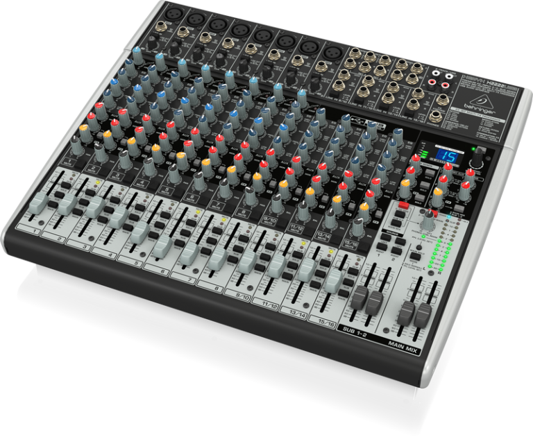 XENYX X2222USB 22-Input Mixer with British EQs