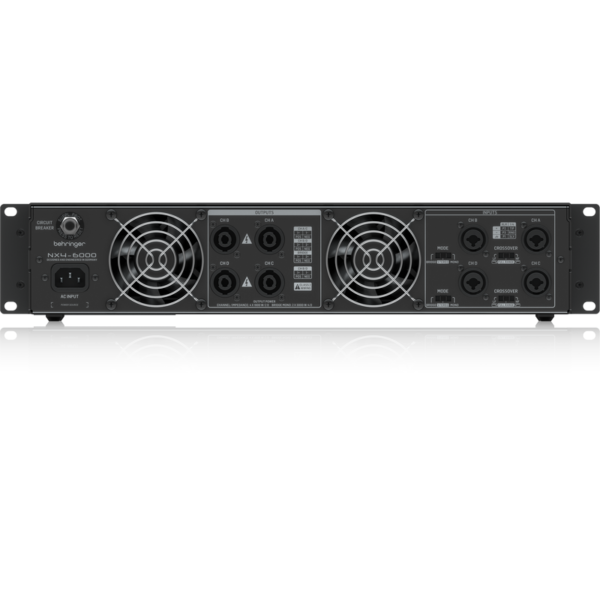 Behringer NX4-6000 4-Channel Class-D Power Amplifier - Image 2