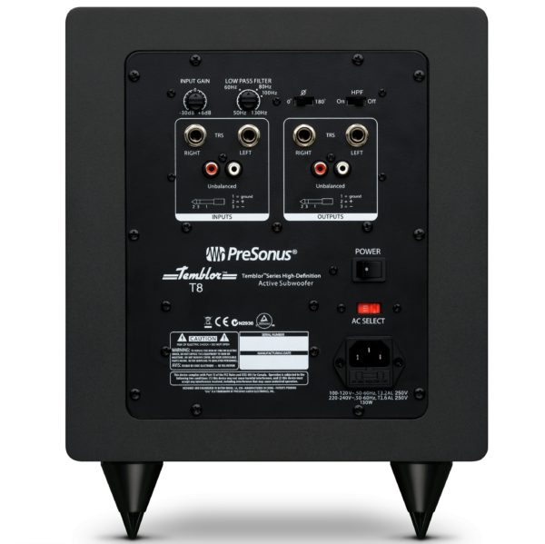 PreSonus Temblor T8 Studio Monitor Sub - Image 2