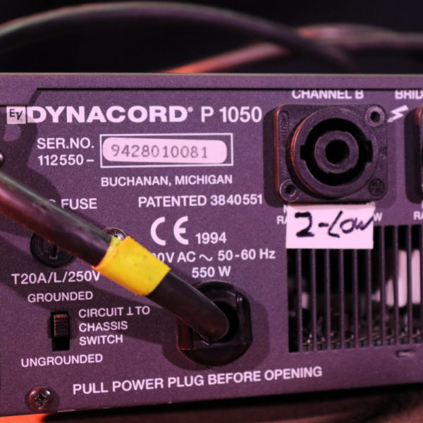 Electro-Voice Dynacord P1050 Powered Amplifier Used - Image 5