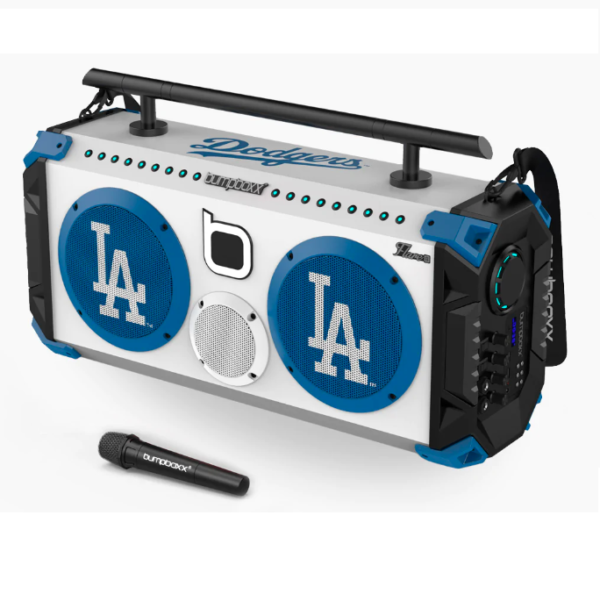 Bumpboxx Flare8 Bluetooth Boombox (MLB Los Angeles Dodgers)