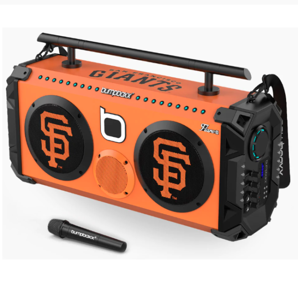 Bumpboxx Flare8 Bluetooth Boombox (MLB San Francisco Giants)