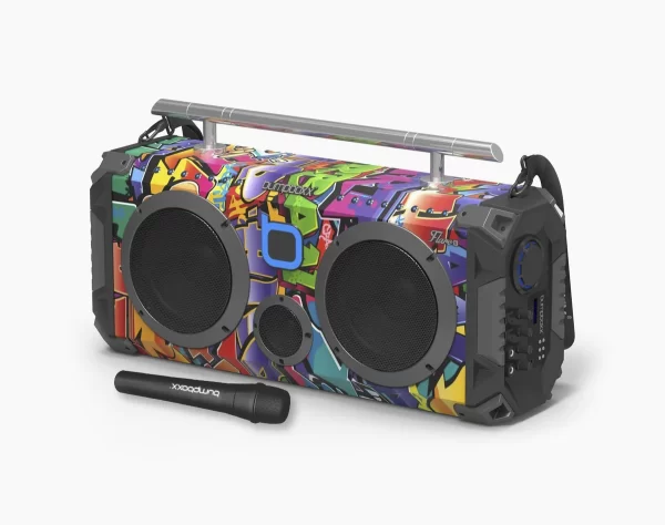 Bumpboxx Flare8 Bluetooth Boombox (Graffiti)